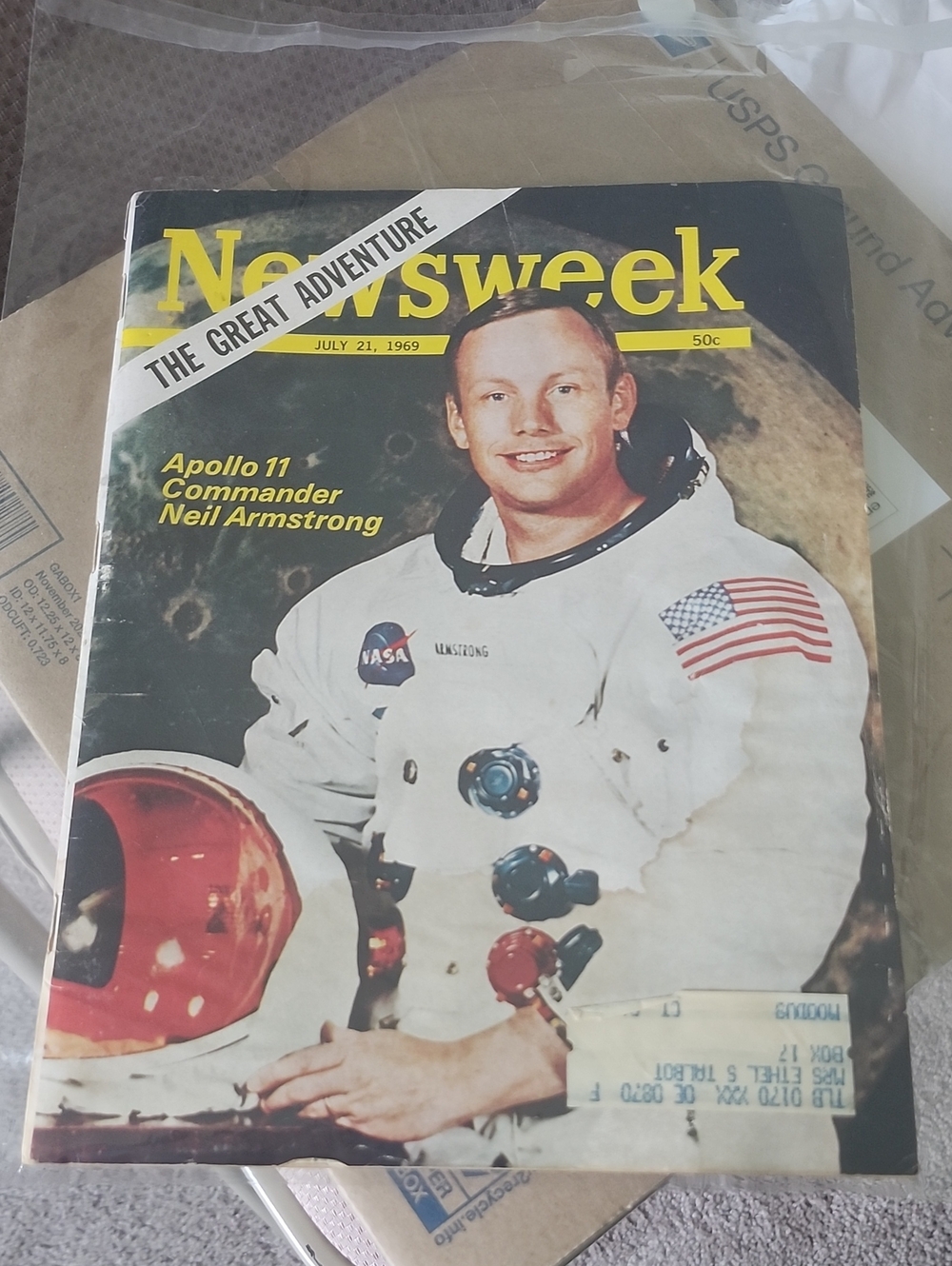 Newsweek Magazine Day After Moon Landing July 21, 1969
